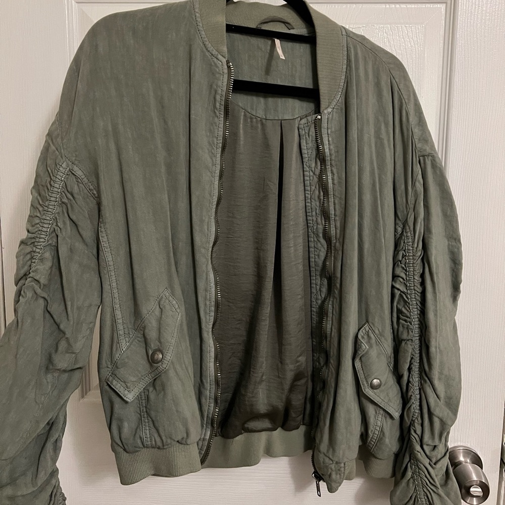 Free People Rouched Bomber